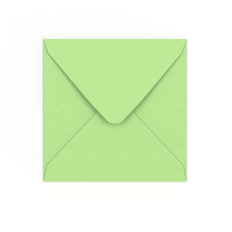 Envelope verde pastel 155x155 mm