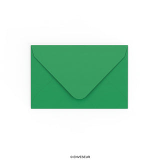 Envelope verde escuro 65x94 mm