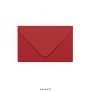 Envelope vermelho escuro 65x94 mm