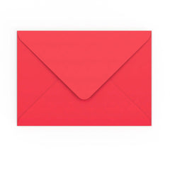 Envelope vermelho 162x229 mm (C5)