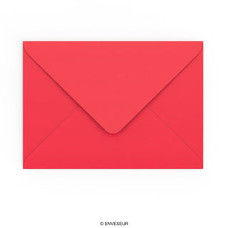 Envelope vermelho 162x229 mm (C5)