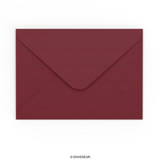 Envelopes de papel bordô