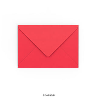 Envelope vermelho 114x162 mm (C6)