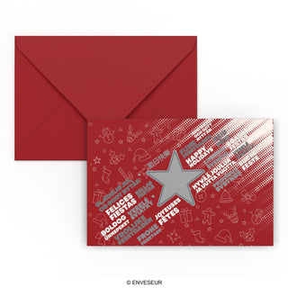 Envelope natalício Boas Festas