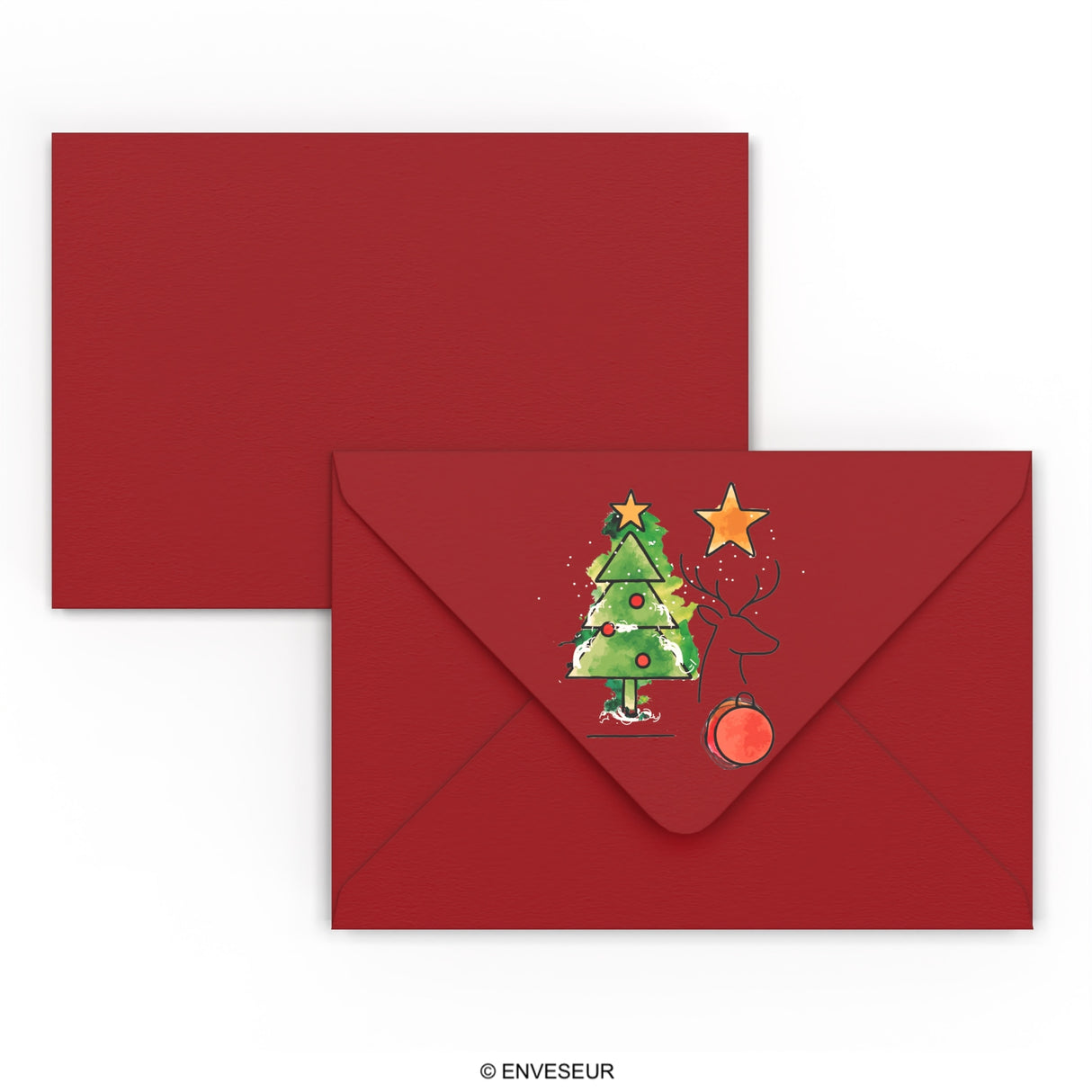 Envelope Natalício Árvore de Natal