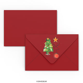 Envelope Natalício Árvore de Natal