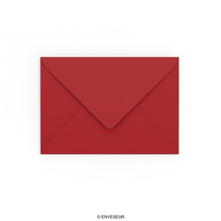 Envelope vermelho escuro 114x162 mm (C6)