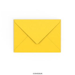 Envelope amarelo 114x162 mm (C6)
