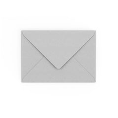 Envelope cinza pastel 114x162mm (C6)