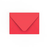 Envelope vermelho 82x113 mm (C7)