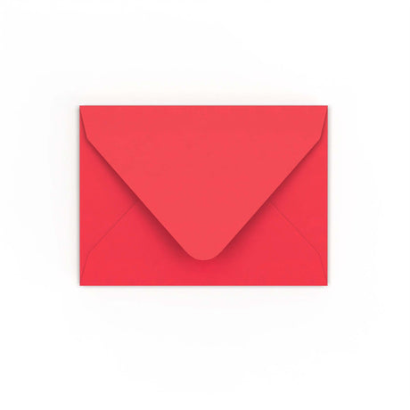 Envelope vermelho 82x113 mm (C7)