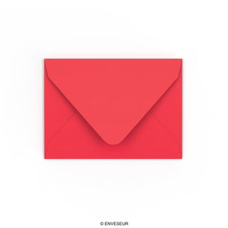 Envelope vermelho 82x113 mm (C7)