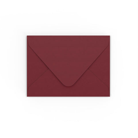 Envelopes cor de bordeaux