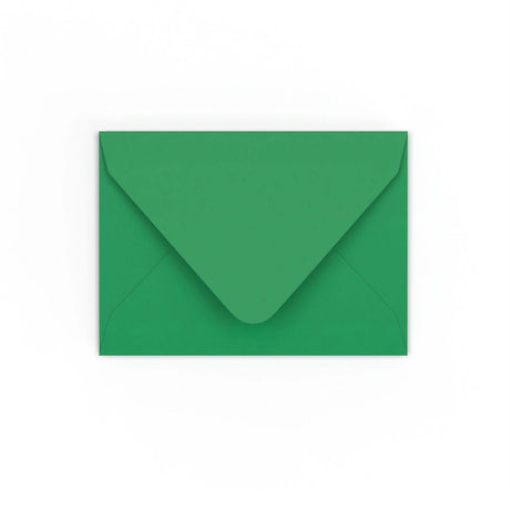 Envelope verde escuro 82x113 mm (C7)