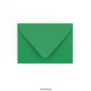 Envelope verde escuro 82x113 mm (C7)