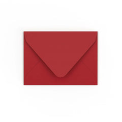 Envelope vermelho escuro 82x113 mm (C7)