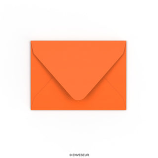 Envelope laranja 82x113 mm (C7)