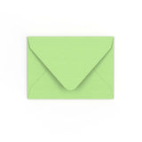 Envelope verde pastel 82x113 mm (C7)