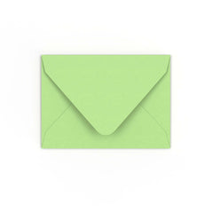 Envelope verde pastel 82x113 mm (C7)
