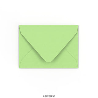 Envelope verde pastel 82x113 mm (C7)