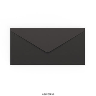 Envelope preto 110x220 mm (DL)