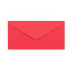Envelope vermelho 110x220 mm (DL)