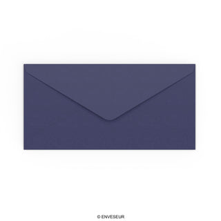 Envelope azul escuro 110x220 mm (DL)