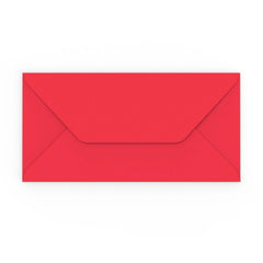 Envelope vermelho escuro 110x220 mm (DL)
