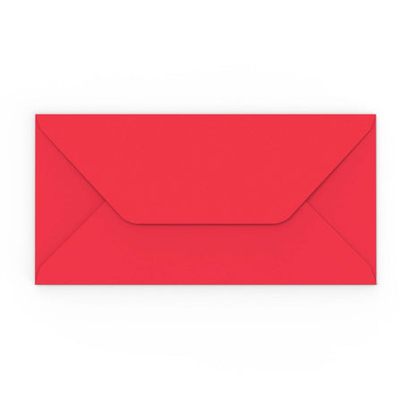 Envelope vermelho escuro 110x220 mm (DL)