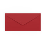 Envelope vermelho escuro 110x220 mm (DL)