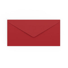 Envelope vermelho escuro 110x220 mm (DL)