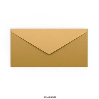 Envelope dourado 110x220 mm (DL)