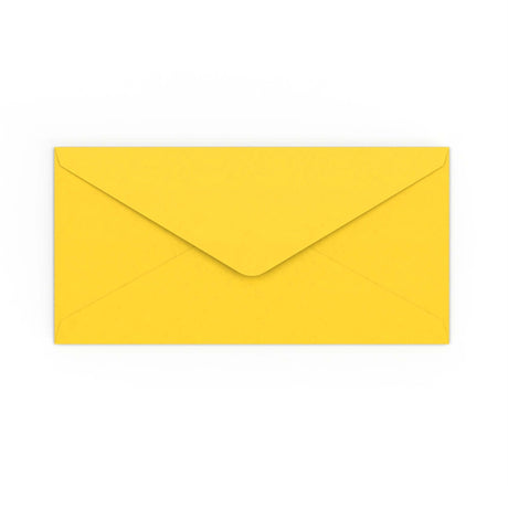 Envelope amarelo 110x220 mm (DL)