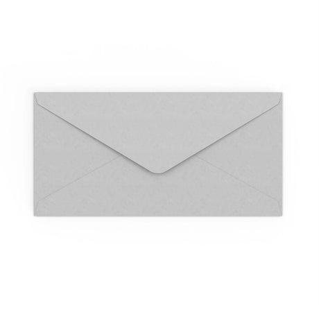Envelope cinza pastel 110x220 mm (DL)