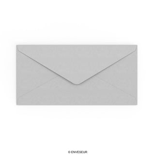 Envelope cinza pastel 110x220 mm (DL)