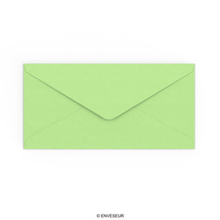Envelope verde pastel 110x220 mm (DL)