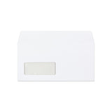 Envelope branco com janela 110x220 mm (DL)