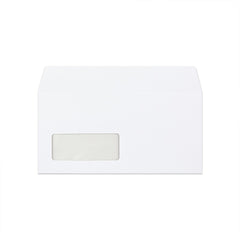 Envelope branco com janela 110x220 mm (DL)