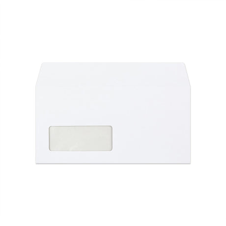 Envelope branco com janela 110x220 mm (DL)