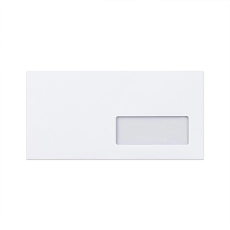 Envelope branco com janela 110x220 mm (DL)