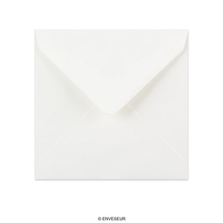 Envelope branco vergê 130x130 mm