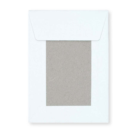 Envelope Branco com Cartolina ao Dorso 162x114 mm (C6)