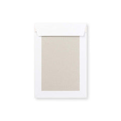 Envelope Branco com Cartolina ao Dorso 254x178 mm