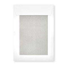 Envelope Branco com Cartolina ao Dorso 267x216 mm