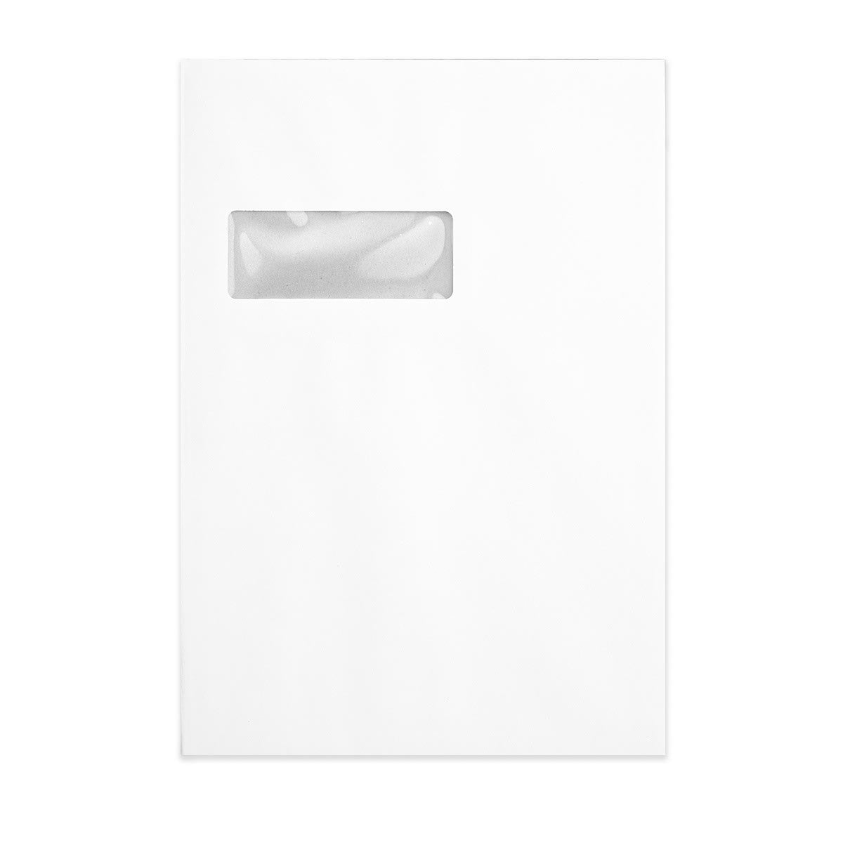 Envelope Branco com Cartolina ao Dorso e Janela 324x229 mm (C4)