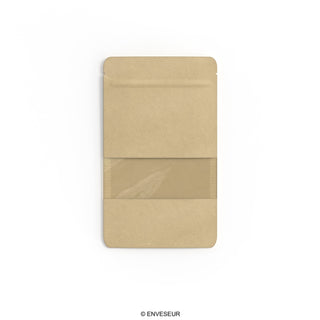 Saco Doypack para comida com janela