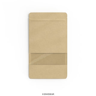 Saco Doypack para comida com janela