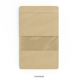 Saco Doypack para comida com janela