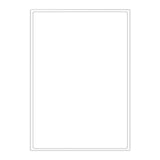 Etiquetas adesivas brancas e transparentes