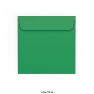 Envelope verde escuro 155x155 mm